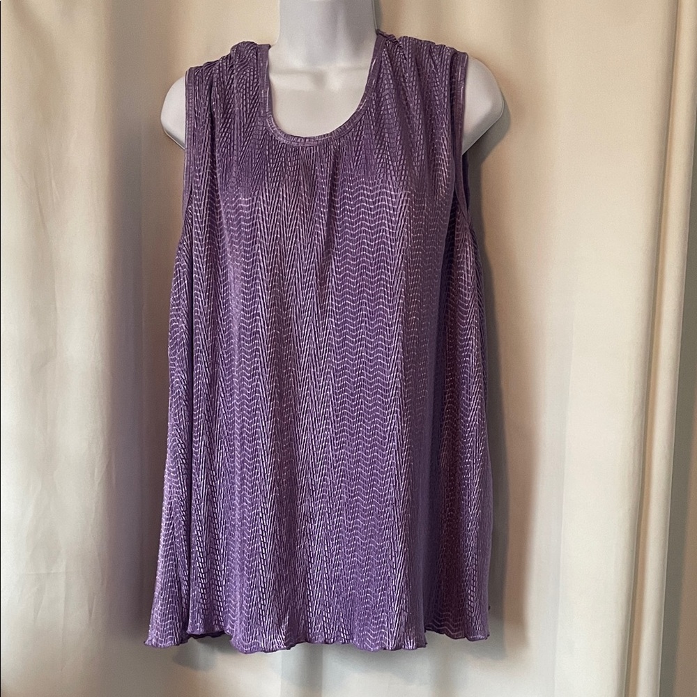 Penningtons Lavender Sleeveless Textured Tank